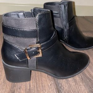 ASOS NWOB heeled booties with buckle